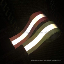 Free Sample Reflective Fabric Hi Vis Flame Retardant Warning Tape for Firefighter